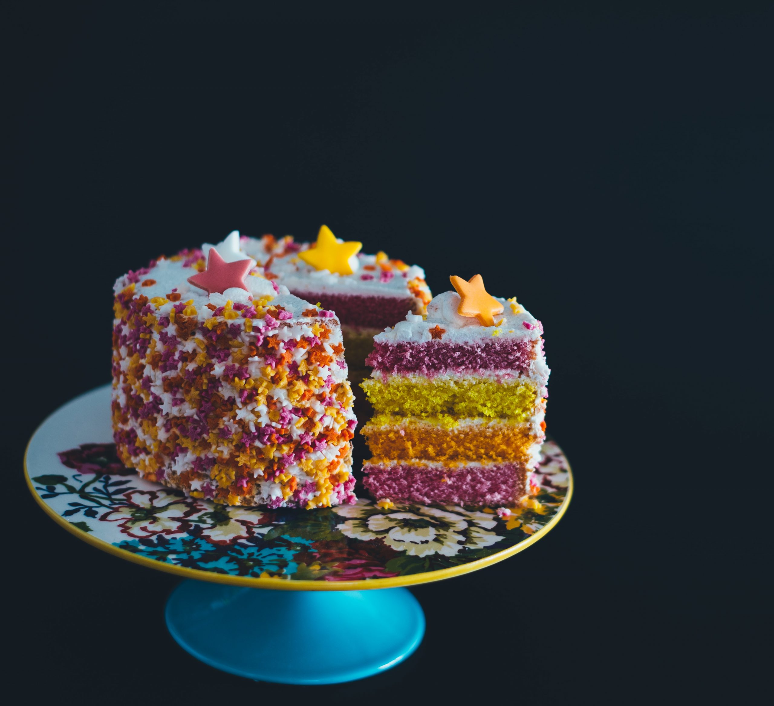 rainbow sparkle sabbat cake