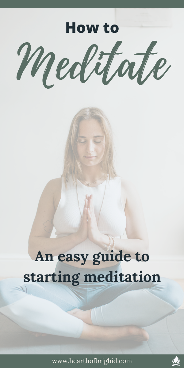 How to Meditate